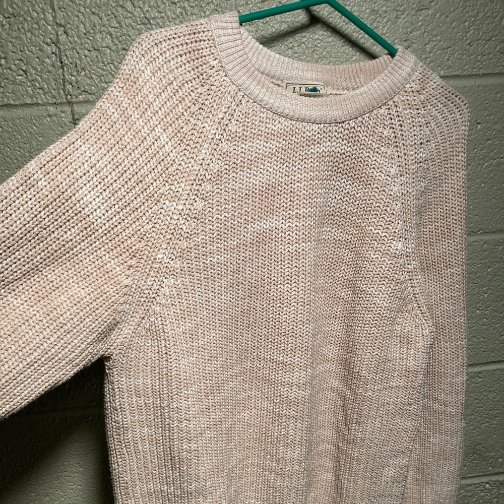 L.L. Bean heavy cotton sweater